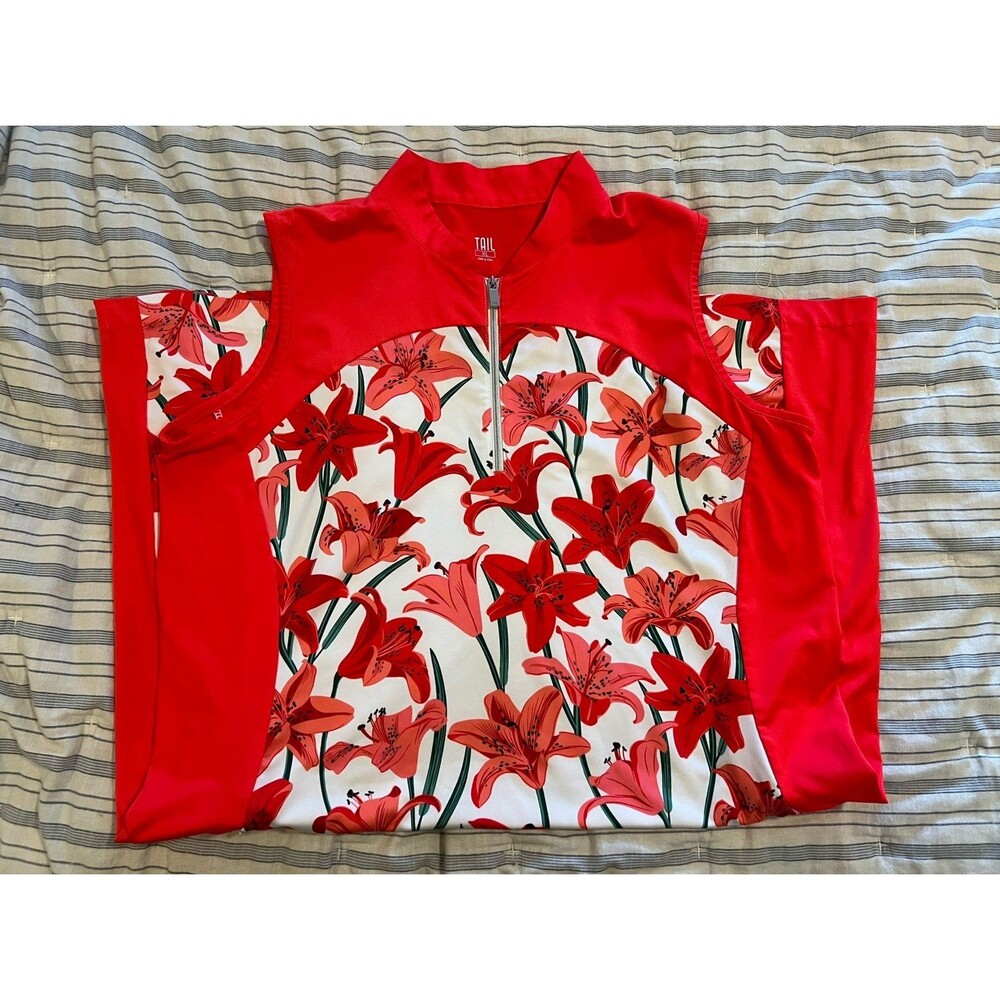 Tail Activewear Denia 36.5 Sleeveless Dress in Valencia Lillies Women’s Size XL - Picture 8 of 11